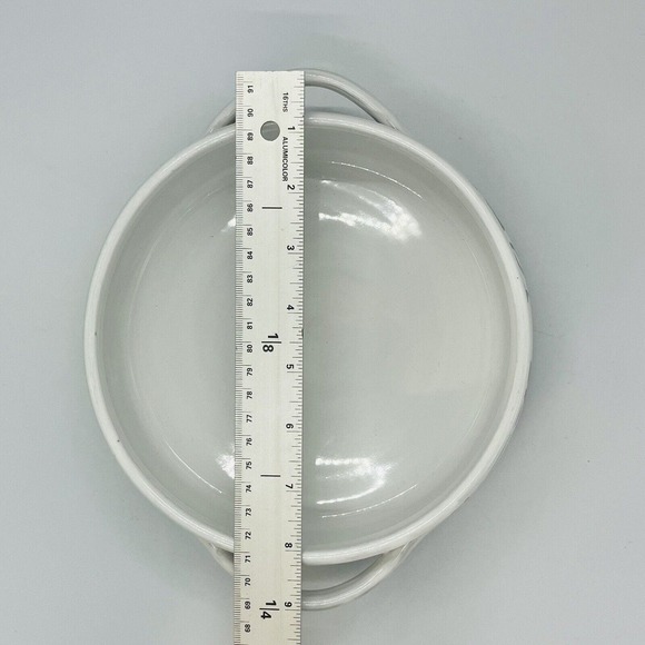 Caleca Italian Pottery Casserole Dish With Lid Spring Flowers Easter Italy - Picture 12 of 15